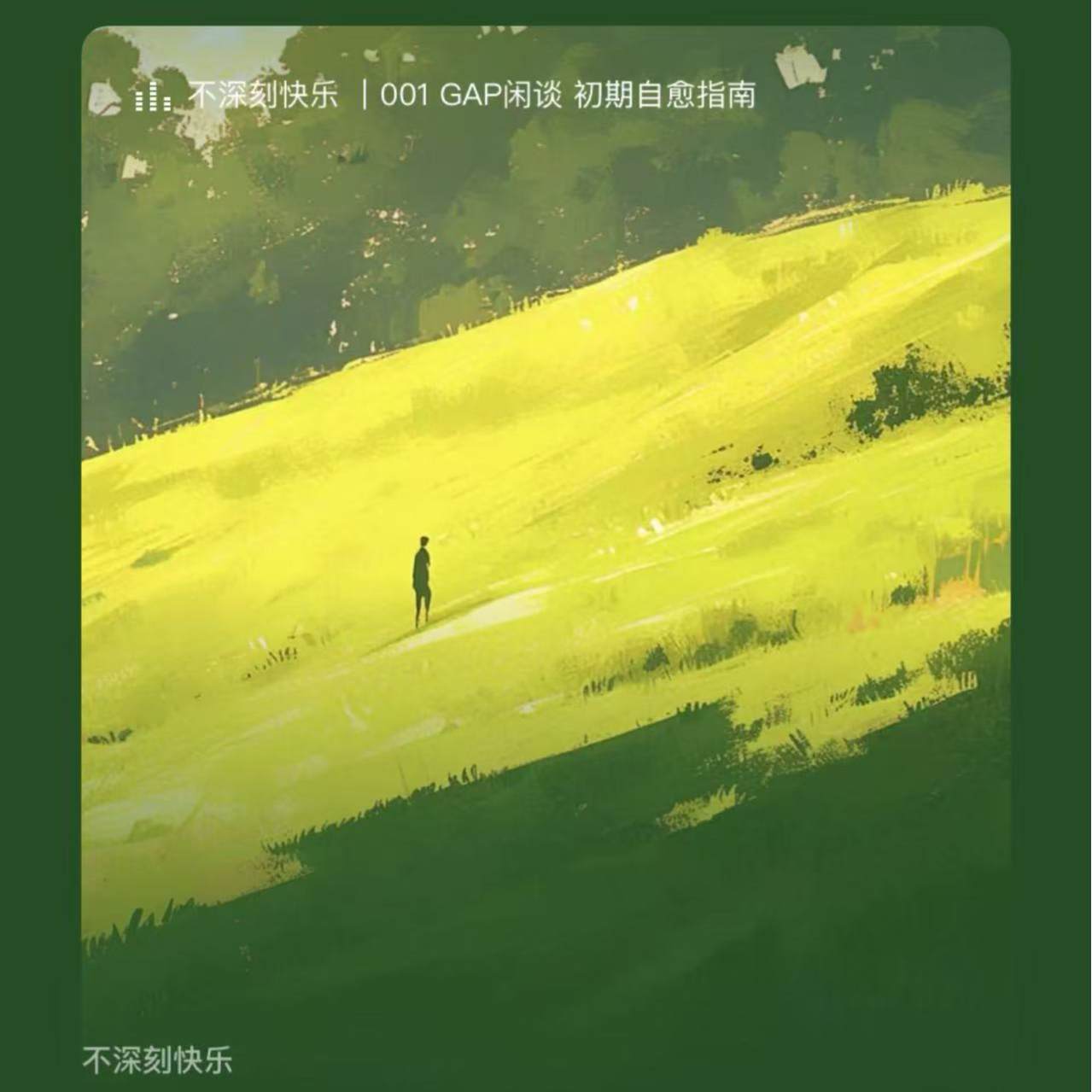 001-GAP闲谈，初期自愈指南 episode artwork