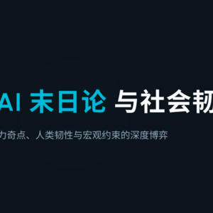 《生产力奇点与人类韧性：2028 AI智能危机与我们的未来》