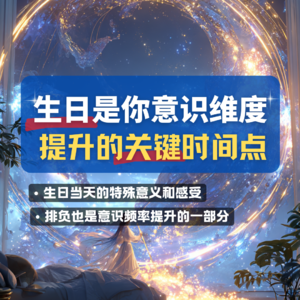 生日是你意识频率提升的关键时间点！
