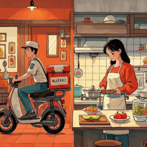 外卖和自己烹饪，你会怎么选