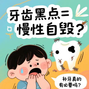 EP02：牙齿黑点=慢性自毁？补牙真的有必要吗？
