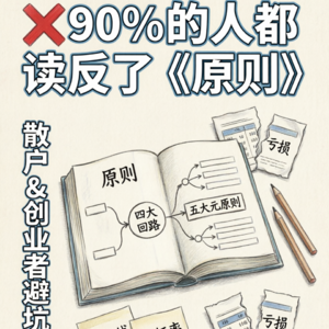 EP .07 [财智的支点] 读反《原则》的人，注定踩坑：达利欧用破产写就的生存手册