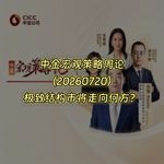 20260720-中金宏观策略周论：极致结构市将走向何方？