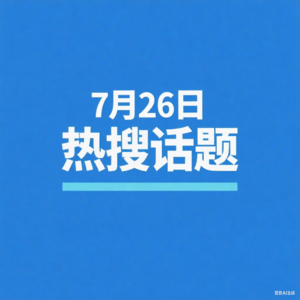 7-26热搜播报