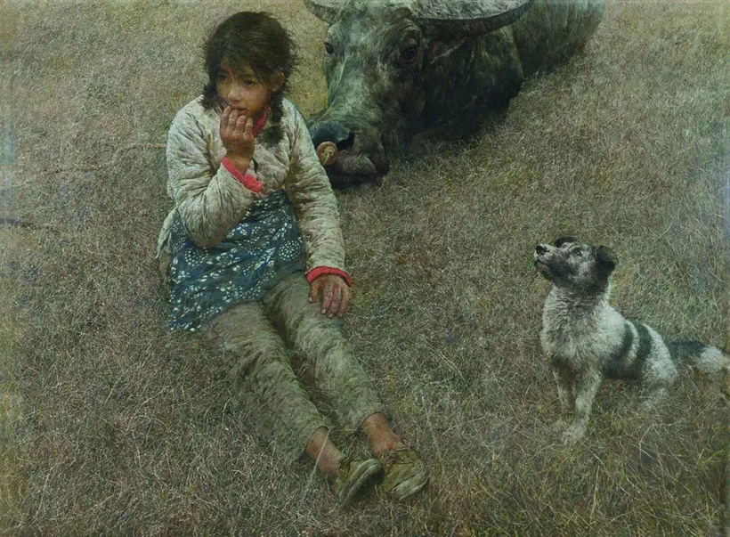何多苓,春风已经苏醒,1982