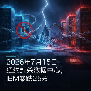 2026年7月：纽约封杀数据中心，IBM暴跌25%