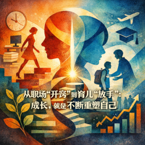 #2607 | 从职场“开窍”到育儿“放手”:成长,就是不断重塑自己