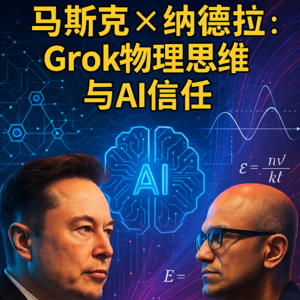谈话解析：马斯克×纳德拉 Grok物理思维与AI信任