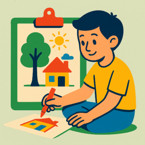 Vol.14 投射性心理测试：一张画暴露你的自我认同，家庭关系和情感防御