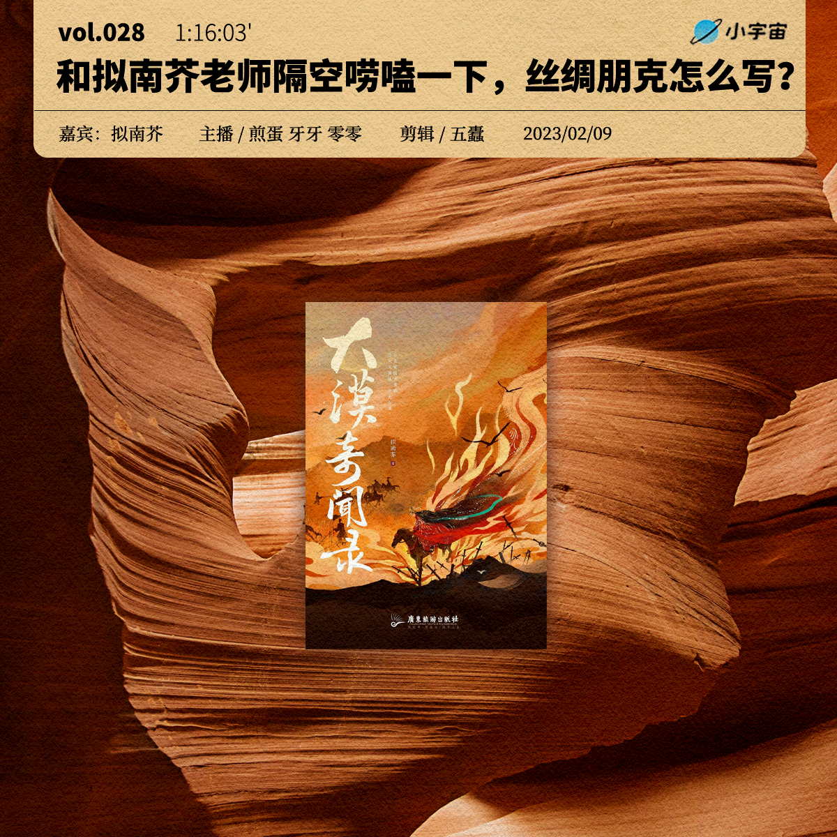 cover of episode 028. 和拟南芥老师隔空唠嗑一下，丝绸朋克怎么写？