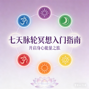 七天脉轮冥想入门指南｜从扎根到显化，完整能量修复引导