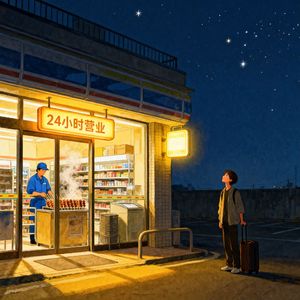 《晚安故事馆》第44期:深夜便利店的灯光