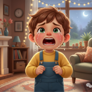 儿童睡前故事《哭没有用，有话好好说》