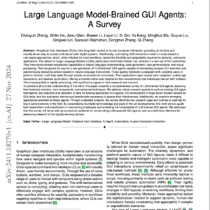 【第72期】LLM-Brained GUI Agents: A Survey