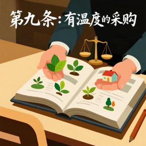 政府采购法第九条：不只是买东西！