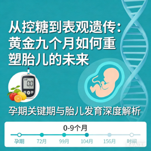 从控糖到表观遗传，黄金九个月如何重塑胎儿的未来