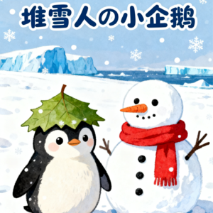 堆雪人的小企鹅