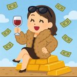 富有且美丽的马猴