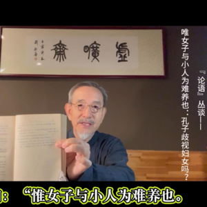 《论语》丛谈——唯女子与小人为难养也：孔子歧视妇女吗？