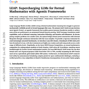 【第659期】LEAP让通用大模型数学考满分