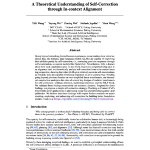 【第56期】o1的self-correction是一种In context Alignment