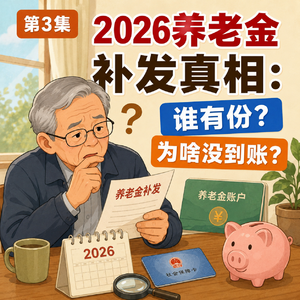 第3集｜2026养老金补发真相：谁有份？为啥没到账？