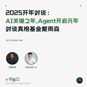 2025 开年对谈：AI 关键之年，Agent 开启元年 | 对谈真格基金戴雨森