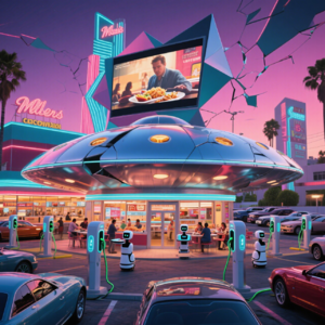 特斯拉超级充电餐厅:未来餐饮革命