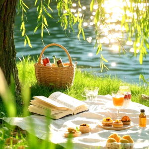 VOL439.在花园里看书，腾腾热气、无精打采、慢慢悠悠和昏昏沉沉汇成了夏天。