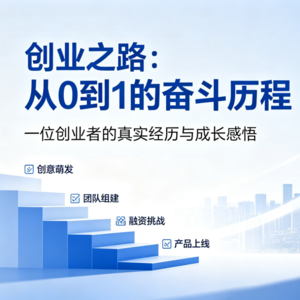 创业之旅-人生低谷至巅峰