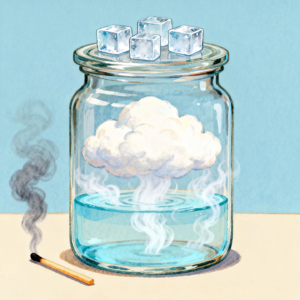 自制云朵实验：科学趣味时间