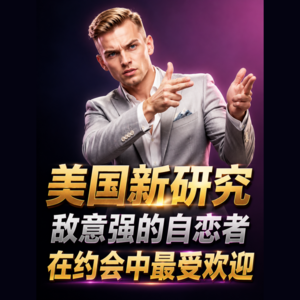 美国新研究敌意强的自恋者在约会中最受欢迎