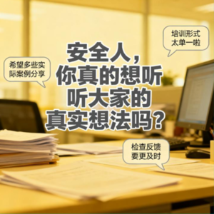 安全人，你真的想听听大家的真实想法吗？