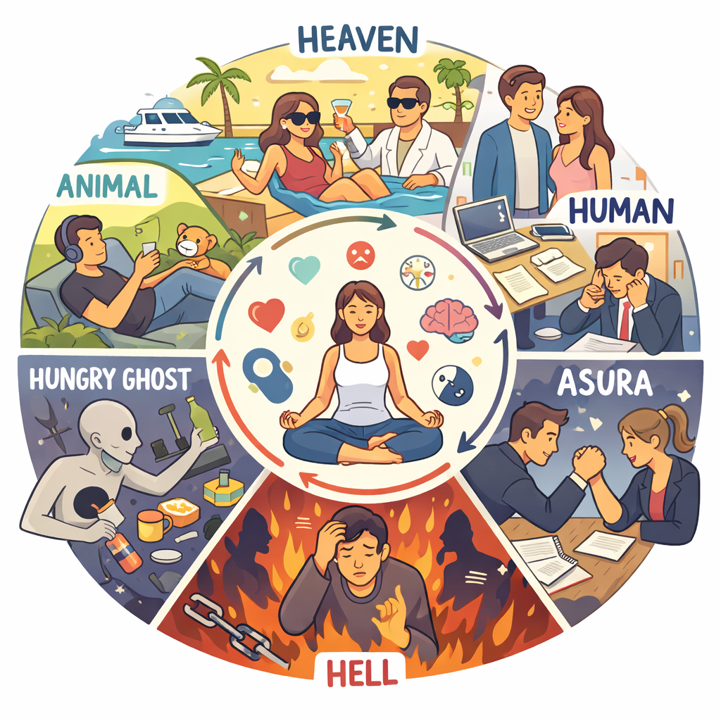 E252 六道轮回：人类的六种心理镜像