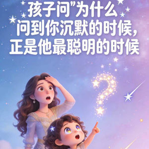 孩子问“为什么”问到你沉默的时候,正是他最聪明的时候