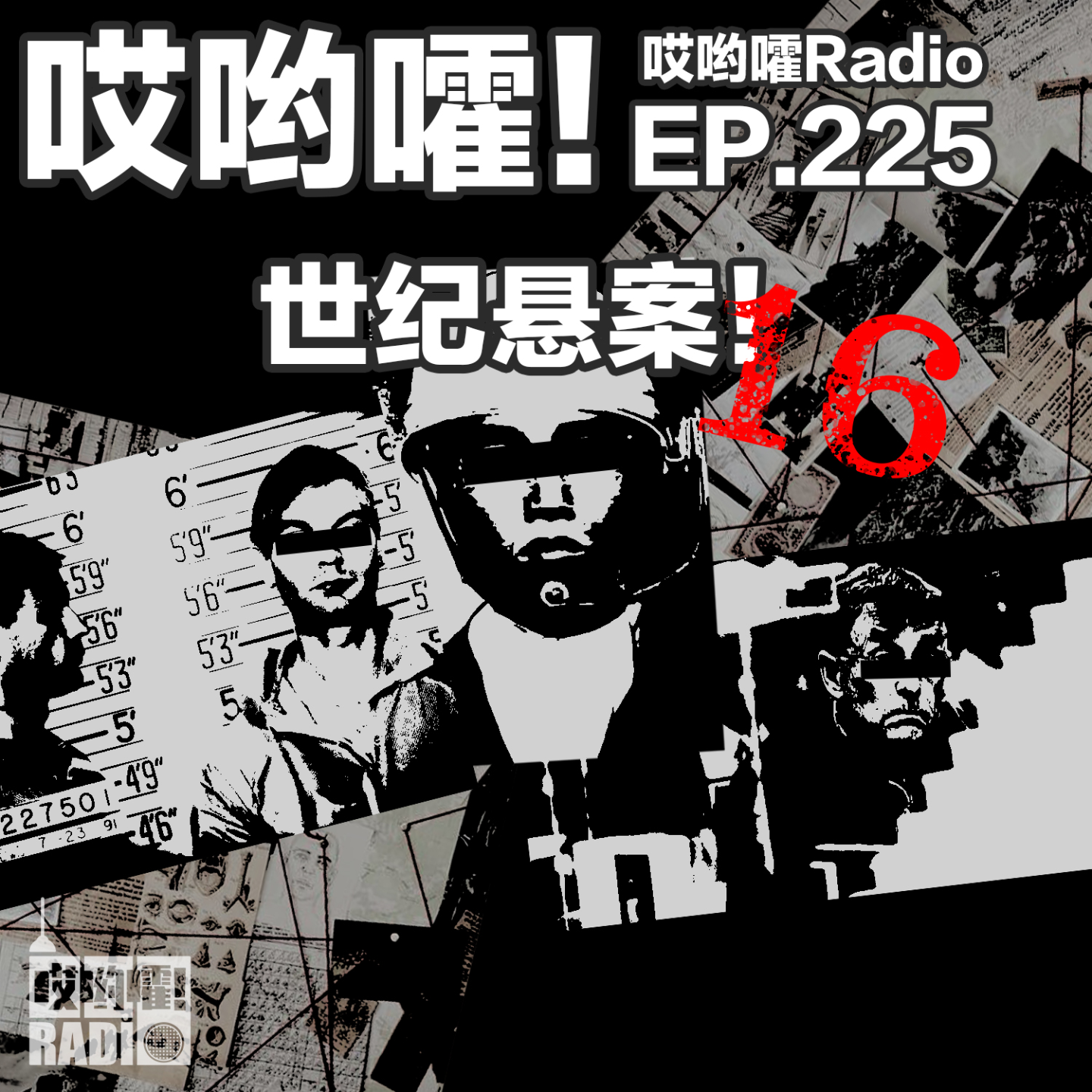 cover of episode 225「哎哟嚯！食人魔达默！楼梯杀妻案！三亿日元抢劫案！世纪悬案【16】」