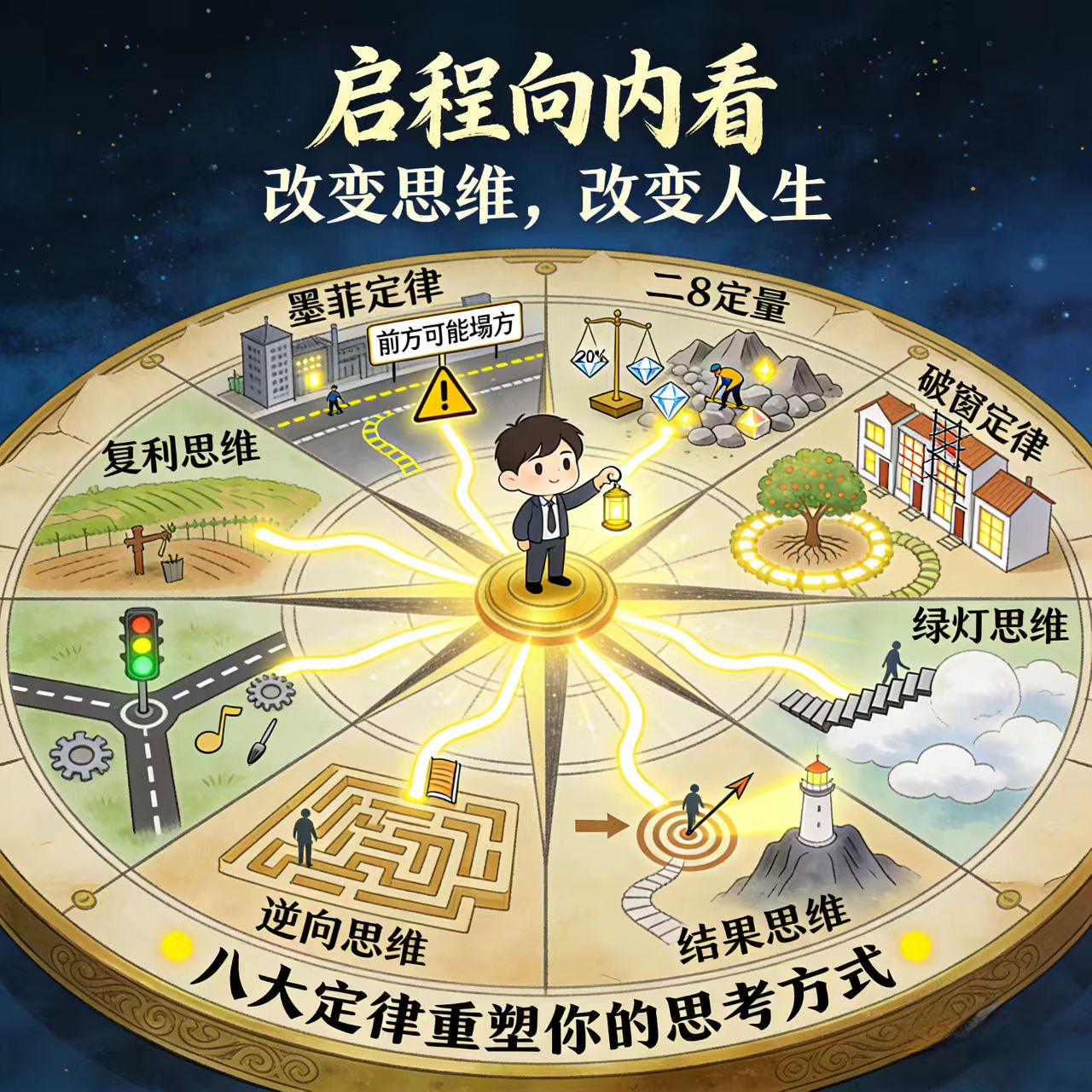 《启程向内看》- 八大定律重塑你的思考方式 episode artwork