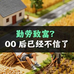 勤劳致富？00 后已经不信了