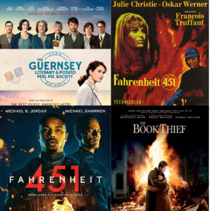 ᶜᵁᴾ⁰²⁶"书电影系列：《根西岛文学与土豆皮馅饼俱乐部》《偷书贼》《华氏451》