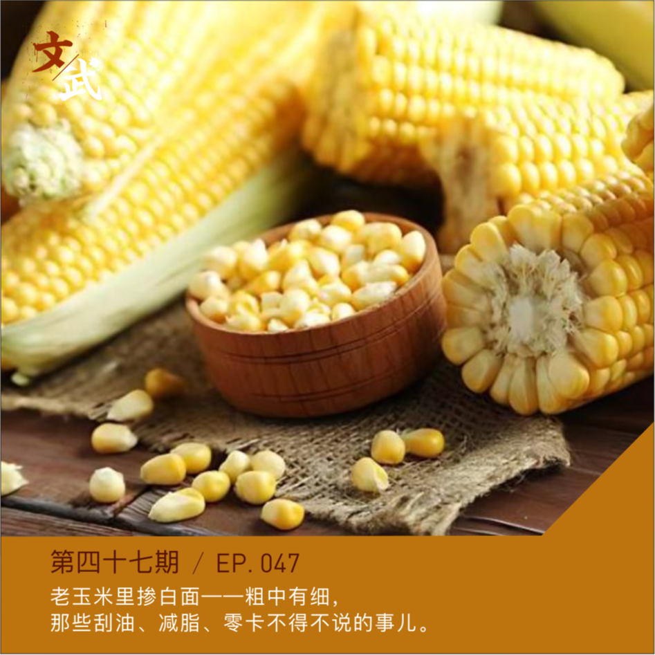 cover of episode EP047 老玉米🌽里掺白面——粗中有细，那些刮油、减脂、零卡的事儿～