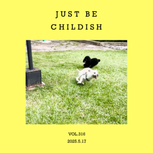 vol.316：留住傻气和童真之心～