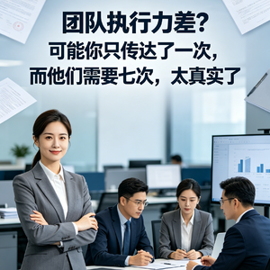 团队执行力差？可能你只传达了一次，而他们需要七次，太真实了