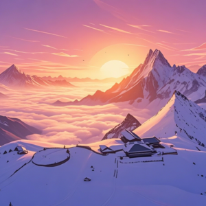 春节出游，奔赴达古冰川，在4860赏雪看日出