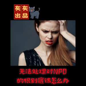 无法处理对NPD的恨到底该怎么办