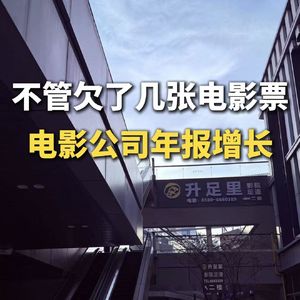 不管欠了几张电影票，电影公司年报增长