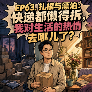 EP63. 扎根与漂泊：快递都懒得拆，我对生活的热情去哪儿了？