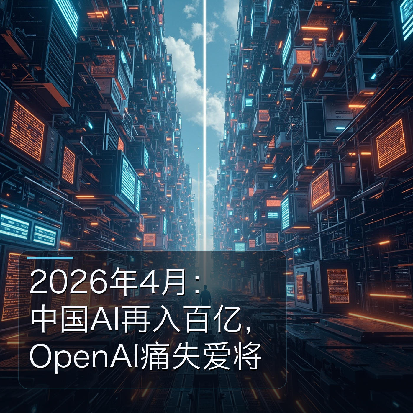 2026年4月：中国AI再入百亿，OpenAI痛失爱将