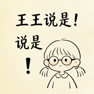 王王说是！