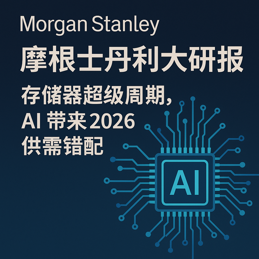 摩根士丹利大研报：存储器超级周期，AI 带来 2026 供需错配 episode artwork