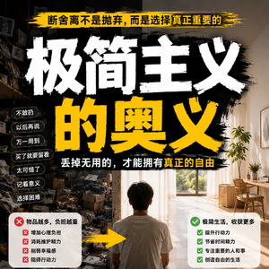 你缺的不是钱，是断舍离